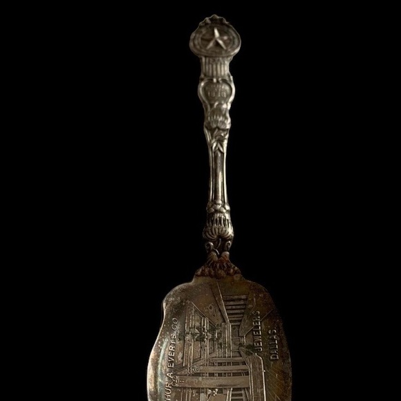 Arthur A Everts CO Jewelers Silver Plated Advertising Spoon Dallas, Texas - Picture 4 of 10